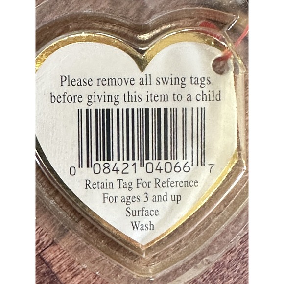 Ty Beanie Babies Freckles the Spotted Leopard Plush Toy - 4066 RARE WITH ERRORS - Picture 10 of 15